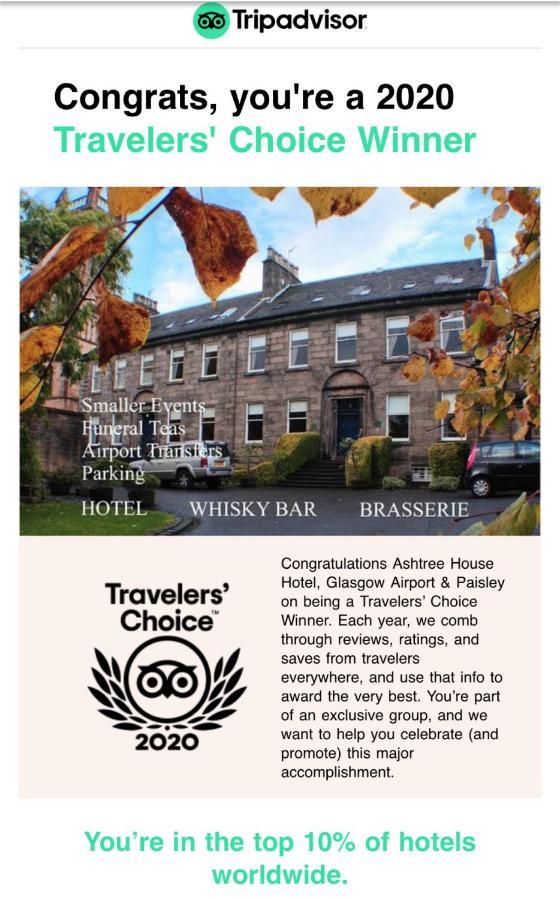 Ashtree House Hotel, Glasgow Airport & Paisley Ngoại thất bức ảnh